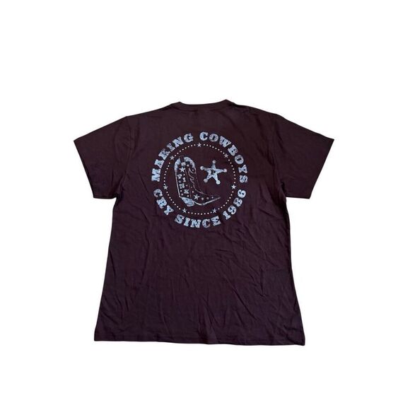 NWOT Victoria's Secret PINK Campus Cotton Tee Size Medium - Picture 7 of 9